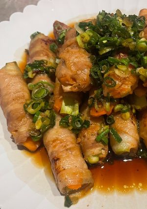 基本で簡単!野菜肉巻き(アスパラと人参)-レシピのメイン写真