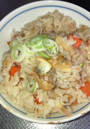 あさりとイカの炊き込みご飯-レシピのメイン写真
