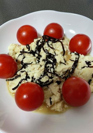 豆腐と塩昆布のサラダ-レシピのメイン写真