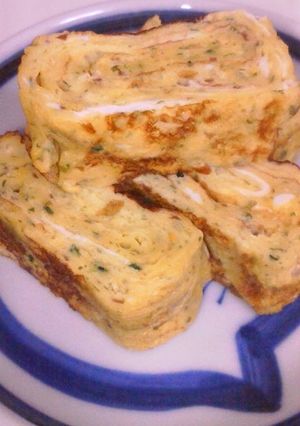 梅干しとハニーの卵焼き-レシピのメイン写真