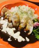 レトルト●餃子＆ヨーグルトカレー