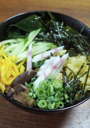 冷したぬき蕎麦-レシピのメイン写真