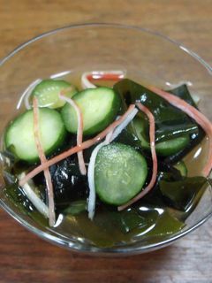 胡瓜とかにかまの酢の物-レシピのメイン写真