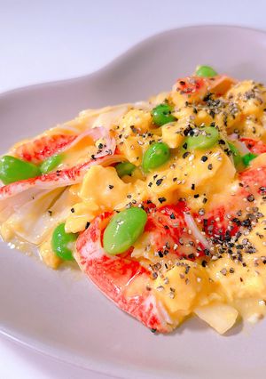 やっぱりカニカマ！スクランブルエッグ-レシピのメイン写真