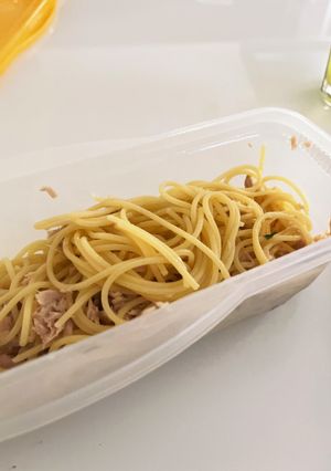 お吸い物の素とツナの簡単パスタ-レシピのメイン写真