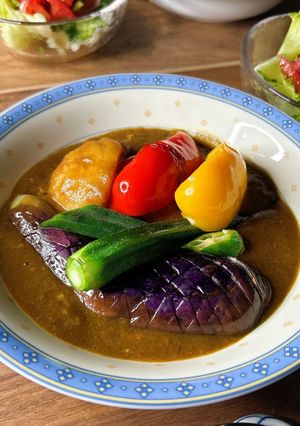 カレーリメイク！夏野菜スープカレー-レシピのメイン写真