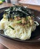 簡単！ネギトロとアボカドの冷製そうめん