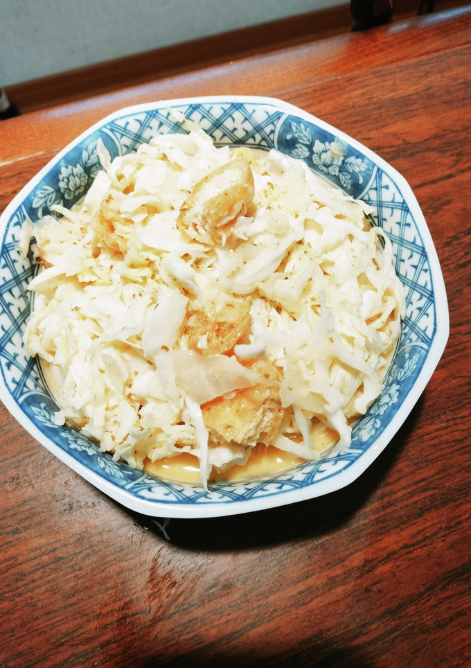 メレンゲと揚げと根菜のマヨ風ドレ和え-レシピのメイン写真