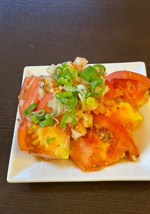 アレンジ可能!! 中華風トマトの黒酢和え-レシピのメイン写真