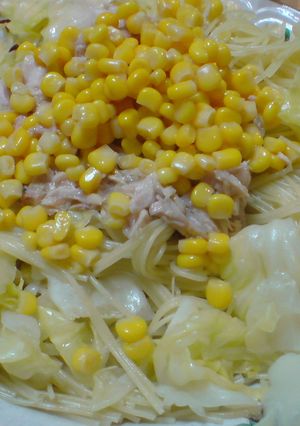 ☆春キャベツ☆ツナ☆コーンのパスタ-レシピのメイン写真