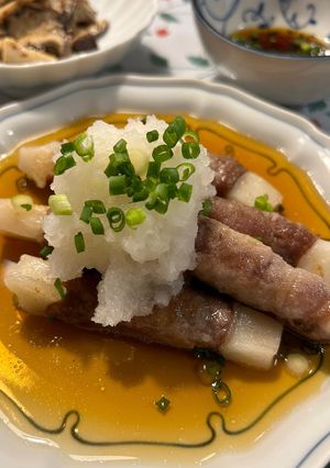 餅の豚肉巻き-レシピのメイン写真