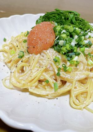ワンパン明太クリームパスタ♡-レシピのメイン写真
