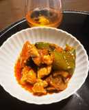 ロゼワインのお供に！鶏肉のトマト煮込み