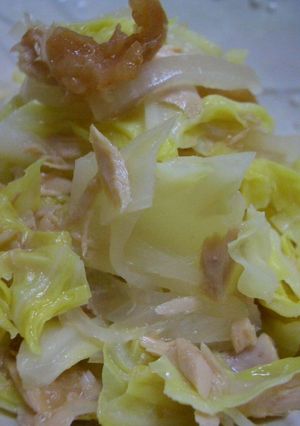 キャベツとツナの梅干し煮-レシピのメイン写真