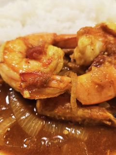 スパイシーエビカレー-レシピのメイン写真