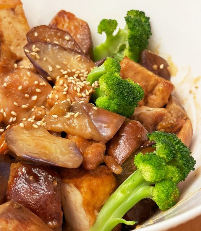 鶏肉と茄子の黒酢炒め「#黄金比 #簡単」-レシピのメイン写真