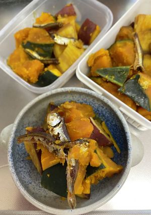 かぼちゃさつま芋煮物-レシピのメイン写真