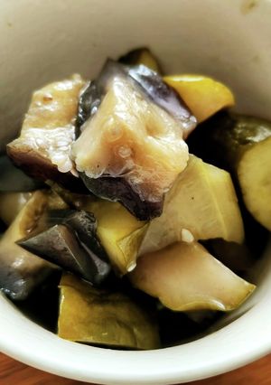 簡単！温冷何方も！なすときゅうりの炒め煮-レシピのメイン写真