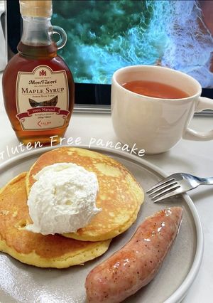 グルテンフリーパンケーキ-レシピのメイン写真