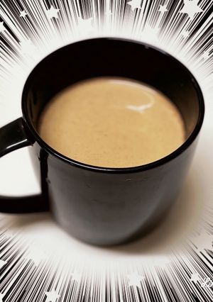 牛乳でプレスコーヒー-レシピのメイン写真