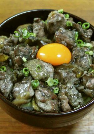 親鳥の炭火焼丼風-レシピのメイン写真