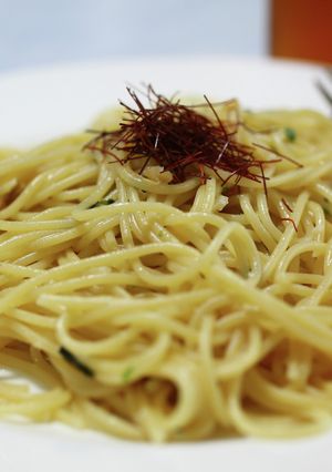 超カンタン！貝だし茶漬けのスパゲッティ-レシピのメイン写真