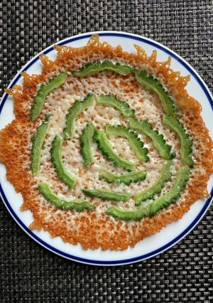 ゴーヤチーズせんべい-レシピのメイン写真