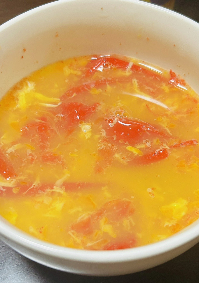 トマトと卵の中華スープ-レシピのメイン写真