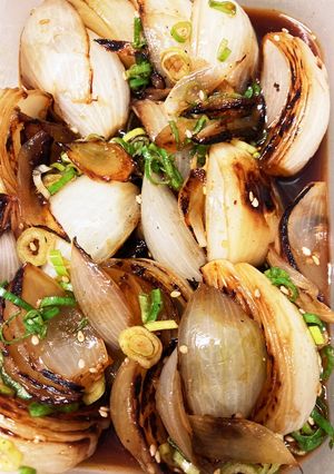 #ご飯によく合う　#焼き玉葱の煮浸し-レシピのメイン写真