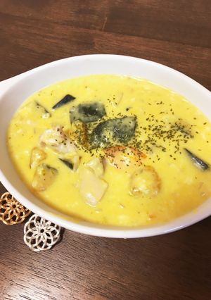 給食の「かぼちゃシチュー」♡ホワイトルゥ-レシピのメイン写真