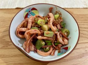 イカとオクラのバターレモン醤油炒め-レシピのメイン写真