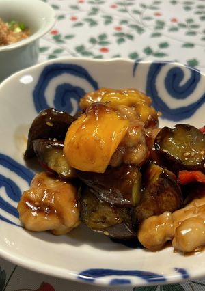 鶏肉と茄子の甘酢炒め-レシピのメイン写真