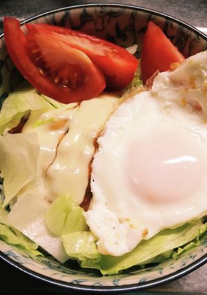 簡単に食べたい♪夏にタコライス風丼♪-レシピのメイン写真