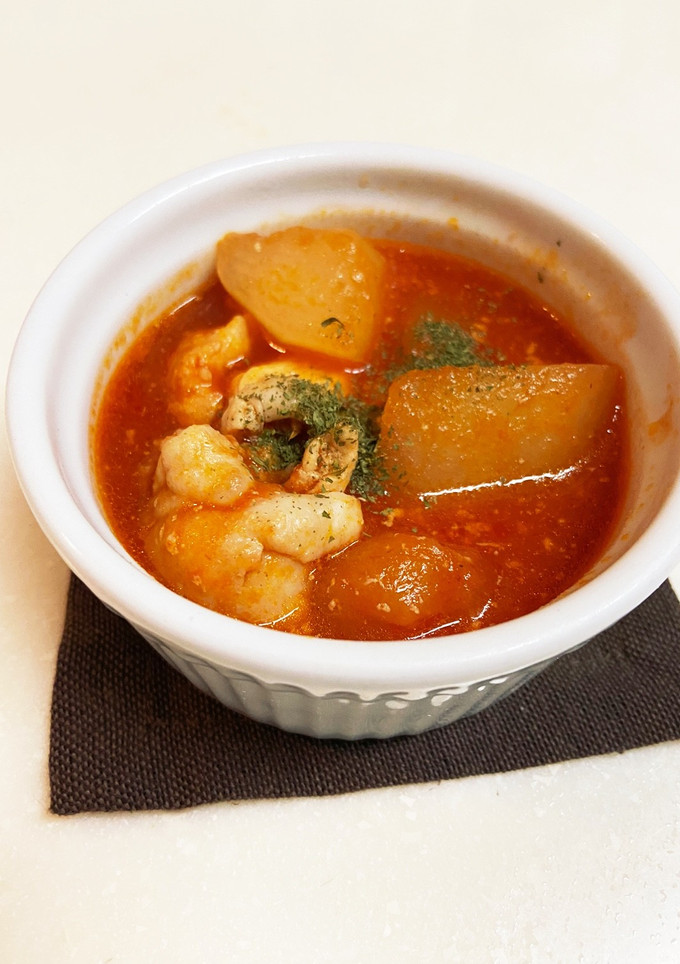 とうがんと鶏肉のトマト煮込み-レシピのメイン写真