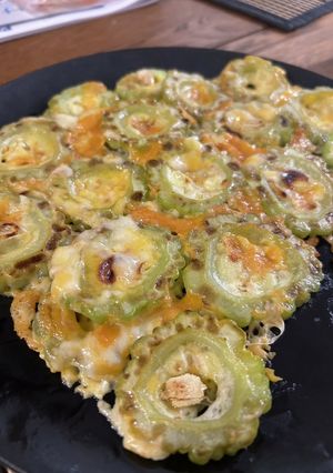 輪切りゴーヤのチーズ焼き-レシピのメイン写真