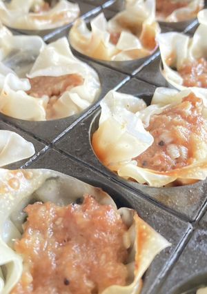 たこ焼き器で簡単シュウマイ-レシピのメイン写真