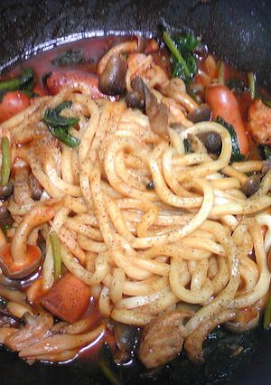 残り物deイタリアンうどん。-レシピのメイン写真