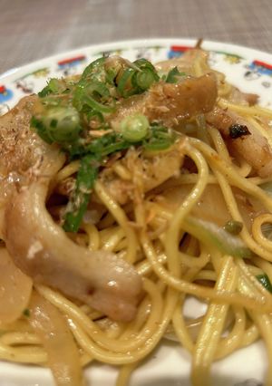塩だれ豚トロで焼きそば♪-レシピのメイン写真