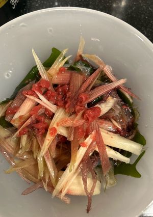 みょうがと海藻の酸っぱめサラダ-レシピのメイン写真