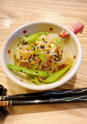 白滝とさやえんどうのきんぴら♡-レシピのメイン写真