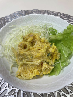 かぼちゃツナパスタサラダ-レシピのメイン写真