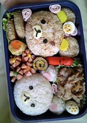 ｷｬﾗ弁★ﾘﾗｯｸﾏ弁当!-レシピのメイン写真
