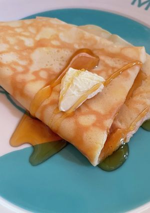 ホットプレートで☆米粉入りクレープ-レシピのメイン写真
