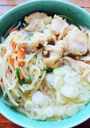 手作り塩ラーメン　手羽元スープ-レシピのメイン写真