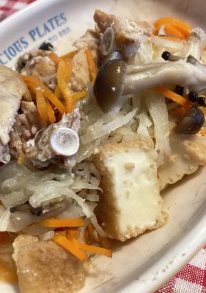 調味料なし！鮭缶と厚揚げ煮-レシピのメイン写真
