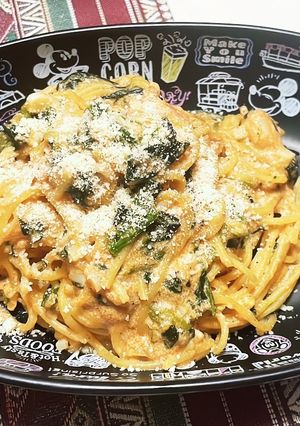 ニンニクたっぷり！トマトクリームパスタ-レシピのメイン写真