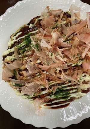 オクラのお好み焼き-レシピのメイン写真