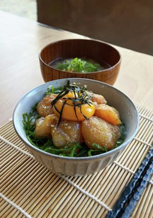 簡単美味☆ホタテの漬け丼-レシピのメイン写真