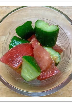 トマトときゅうりのさっぱり和え-レシピのメイン写真