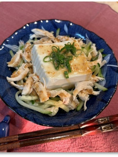 キュウリと豆腐の棒棒鶏-レシピのメイン写真
